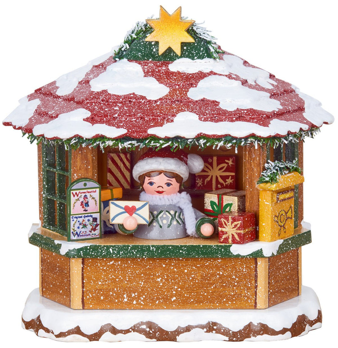 HUB - 110h4405 - Hubrig Volkskunst 'Winterkinder Weihnachtspostamt - elektrisch 10cm - 2. Auflage'