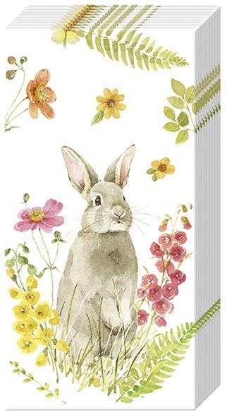 IHR - PT1031900 - Ihr, Papiertaschentücher, Hop on Spring, 21x21cm