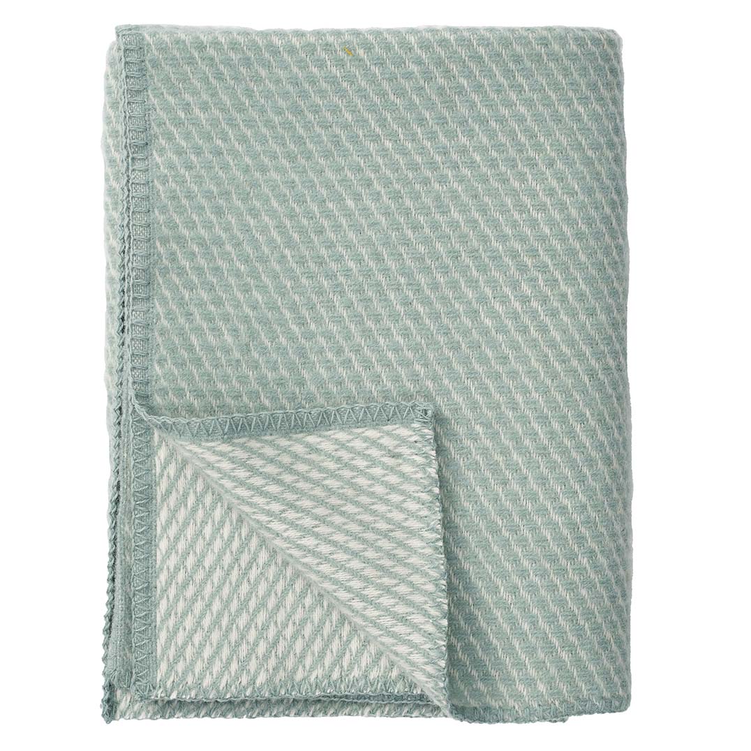 KLI - 230703 - KLIPPAN, Kinderdecke 100% Bio - Lammwolle, Eierschalenblau