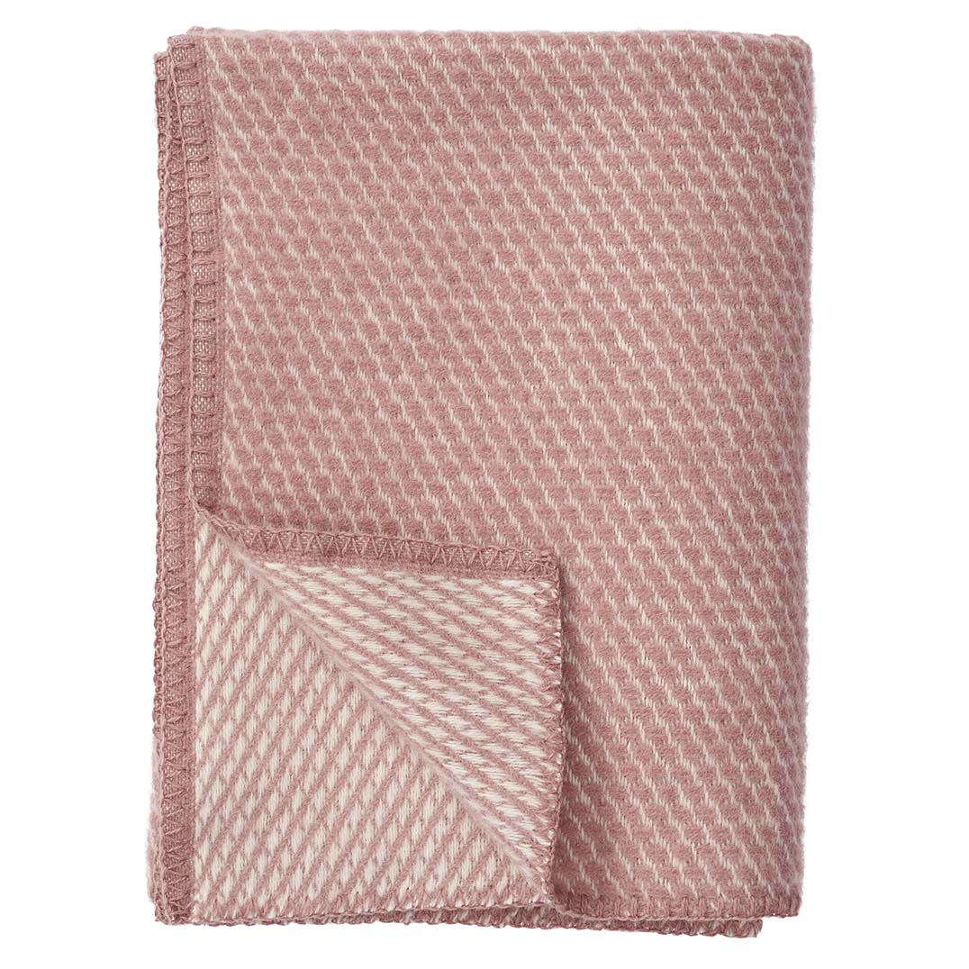 KLI - 230702 - KLIPPAN, Kinderdecke Velvet, 100% Bio - Lammwolle, 90 x 130cm, rosé