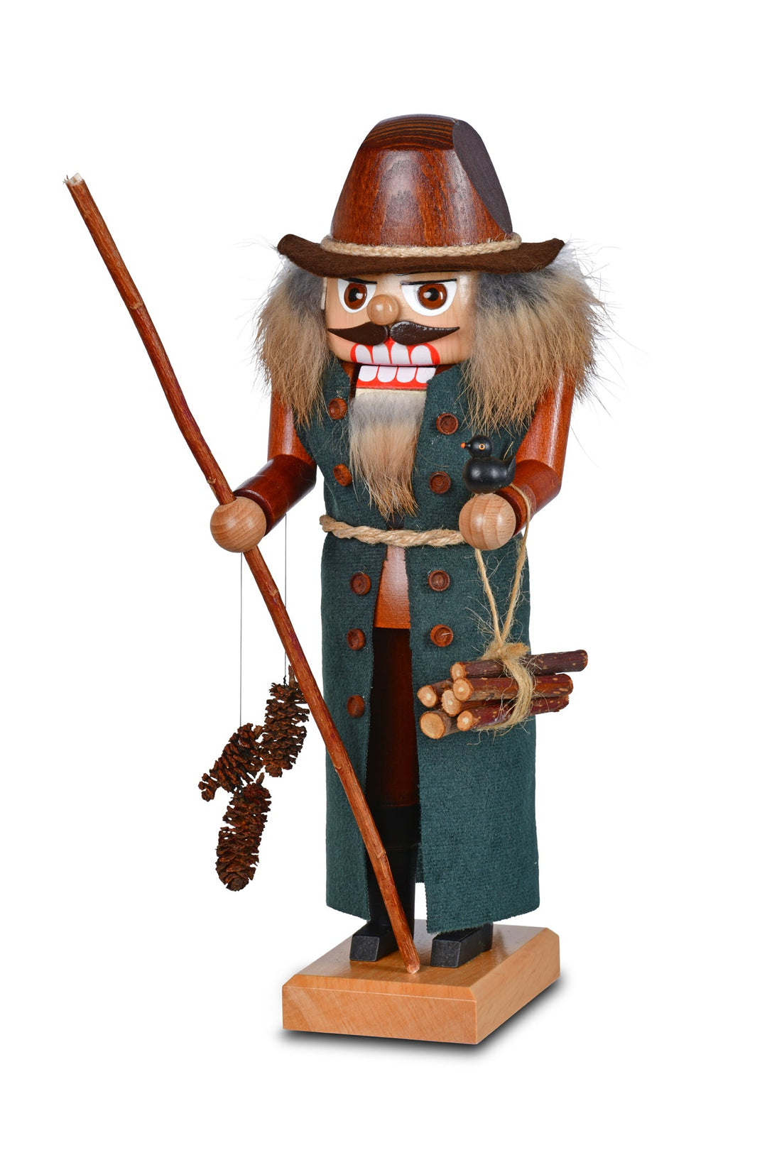 KWO - A19369 - KWO - Nussknacker Rübezahl, Holzkunst, 27cm - 2025