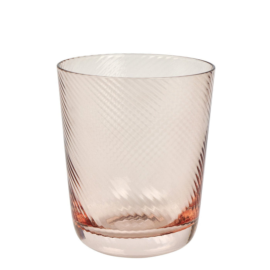 LAM - 10304 - Lambert - Korfu Trinkglas, Wasserglas, zartrosa, H 10 cm D 8,5 cm