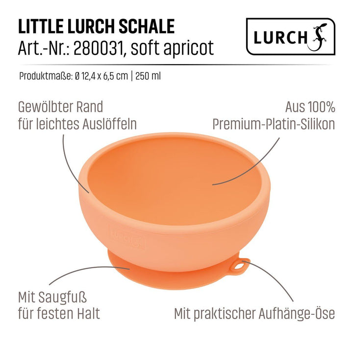 LUR - 00280031 - Little Lurch Schale soft aprikot