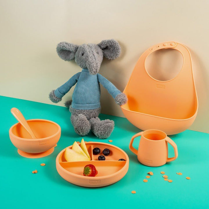 LUR - 00280021 - Little Lurch Teller soft apricot
