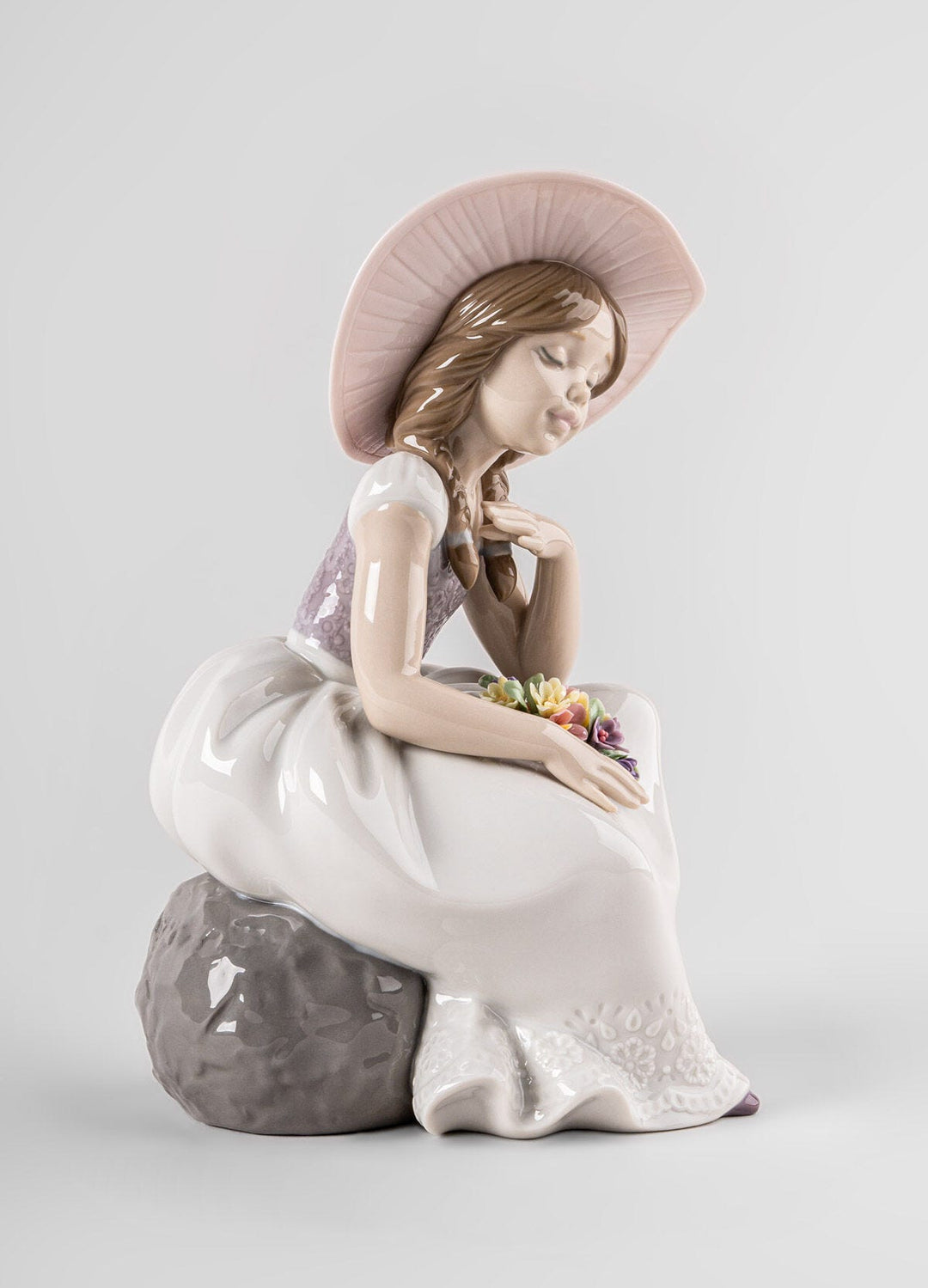 010 - 09749 - LLADRO® Figur - Der Frühling ist da Mädchen Skulptur 23cm - 01009749