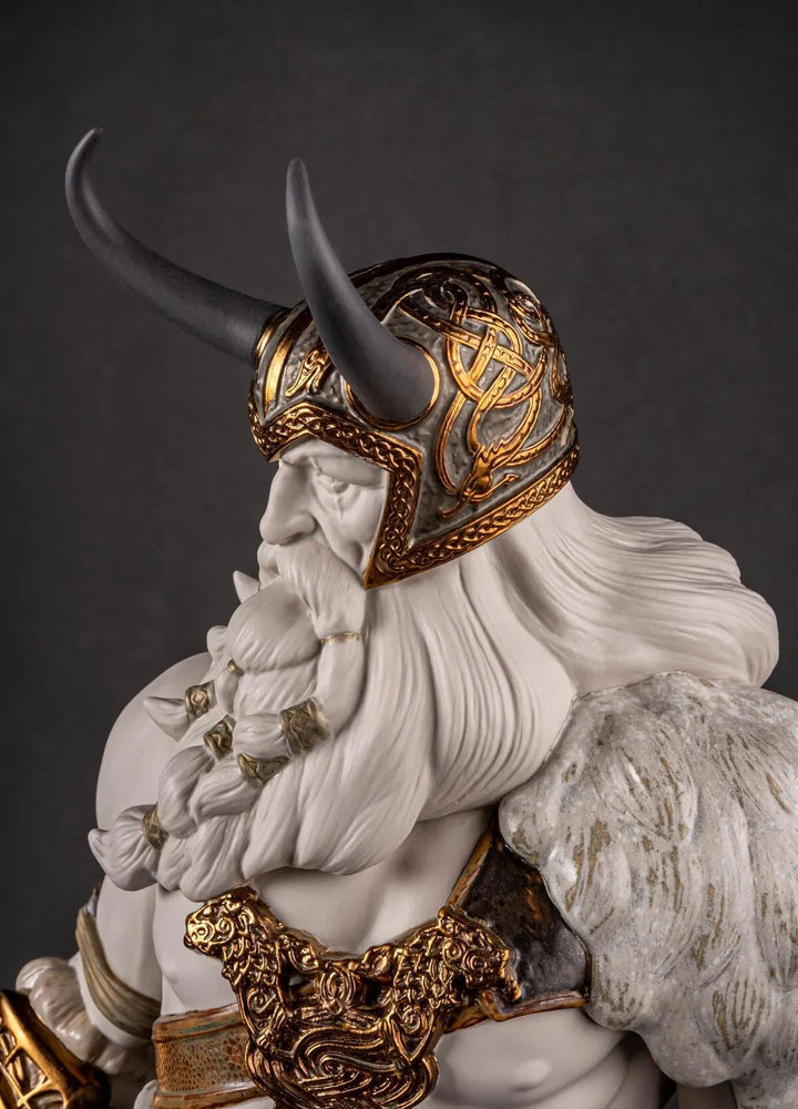 010 - 09028 - LLADRO® Figur Odin Skulptur 70cm - Base included - 01009028 - 2025