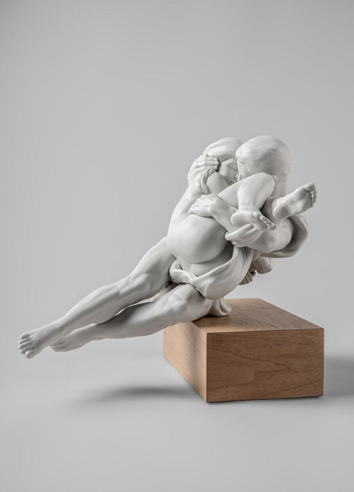 010 - 09751 - LLADRO® Figur Together couple Sculpture Gemeinsames Paar 31x32x36cm 01009751