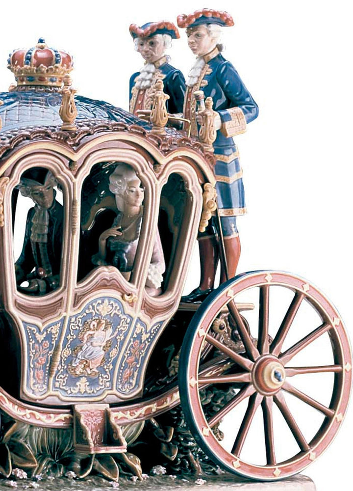 010 - 01485 - LLADRO® - 'XVIIIth Century Coach Sculpture. Limited Edition' 01001485