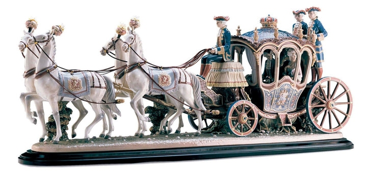 010 - 01485 - LLADRO® - 'XVIIIth Century Coach Sculpture. Limited Edition' 01001485