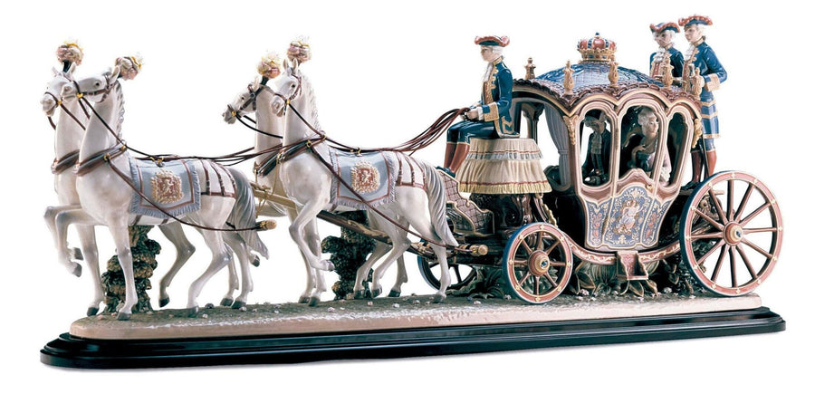 010 - 01485 - LLADRO® - 'XVIIIth Century Coach Sculpture. Limited Edition' 01001485