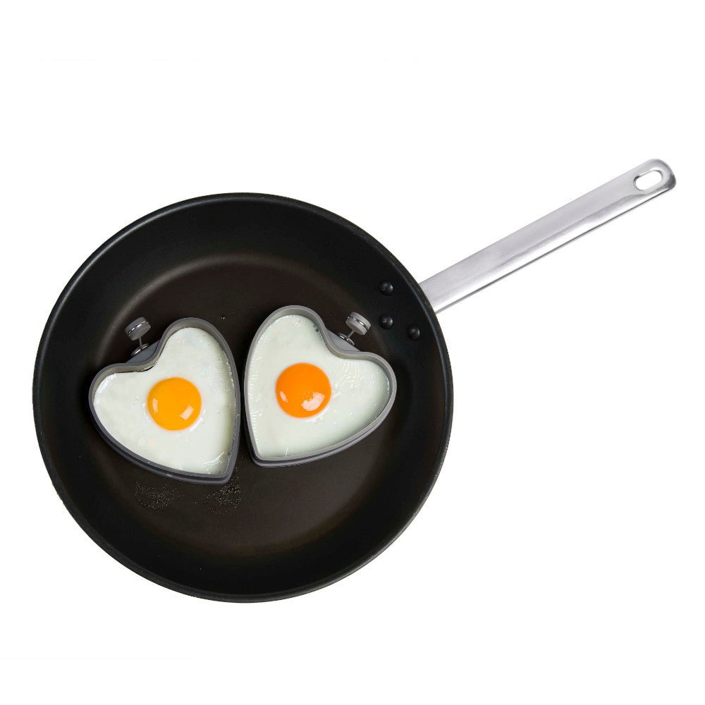 LUR - 00070270 - LURCH 'Eierformer Herz 2er Set light iron/grey'