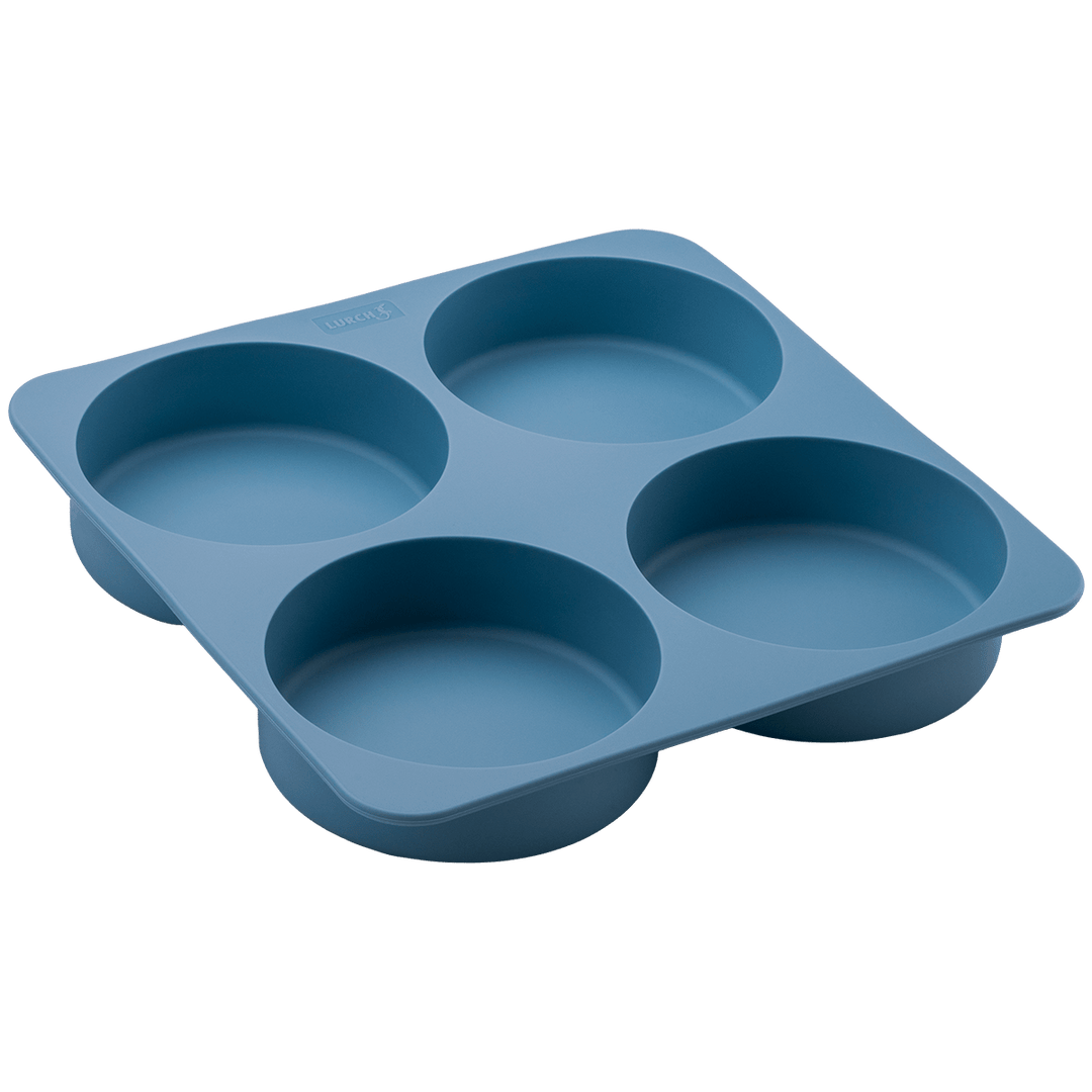 LUR - 00084001 - LURCH Flexi Starter BurgerBun, D10cm, 4fach, cloudy blue