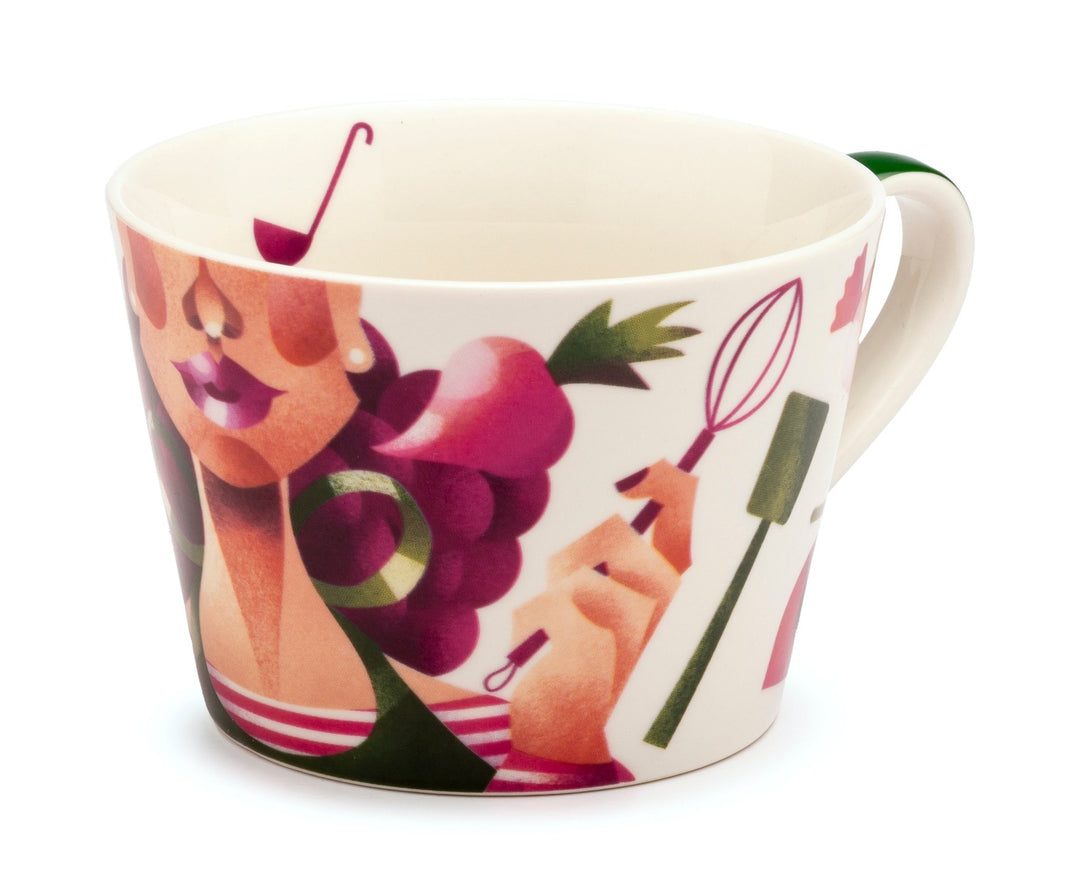 PAR - 1037922 - Palais Royal - Tasse Leidenschaft Dekor Küche - Keramik, 460ml