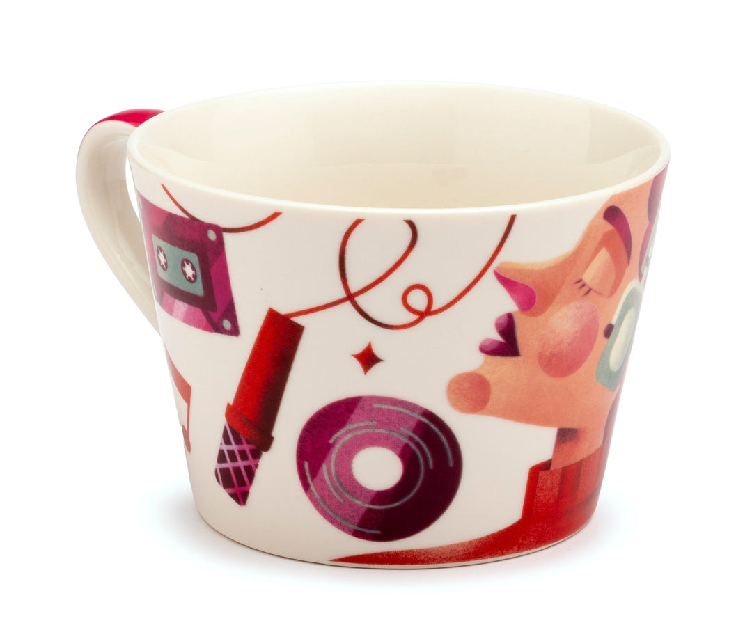 Palais Royal - Tasse Leidenschaft Dekor Musik - Keramik, 460ml-PAR-1037921