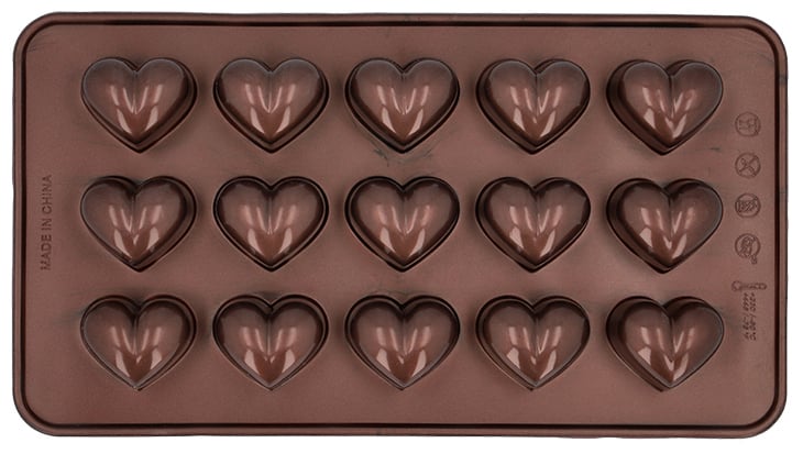 BIR - 252837 - Pralinenform Herz 2 - tlg., Birkmann, Chocolaterie