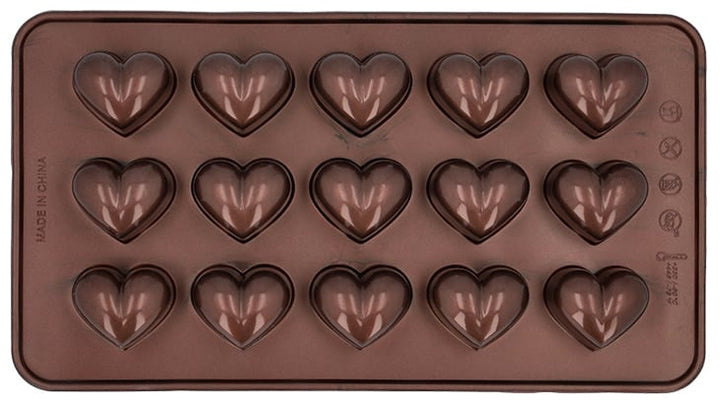 BIR - 252837 - Pralinenform Herz 2 - tlg., Birkmann, Chocolaterie
