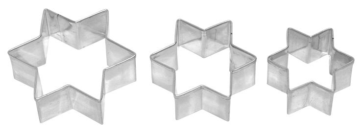 BI196018 - RBV Birkmann, Ausstechform Stern 3 - fach Terrase