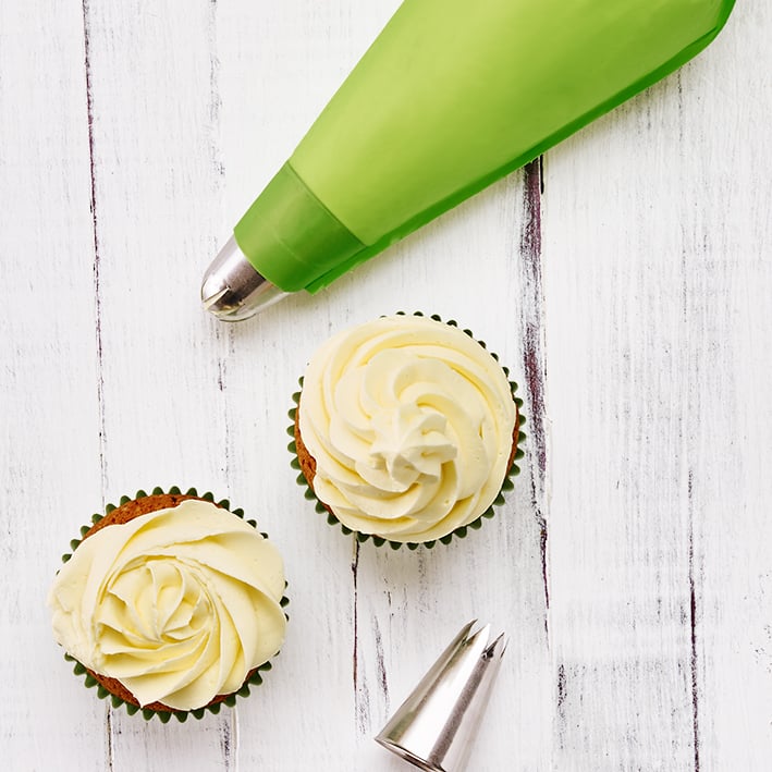 BIR-410831 - RBV Birkmann, Confort Einweg - Spritzbeutel, grün, 53cm, 12 Stück auf Rolle