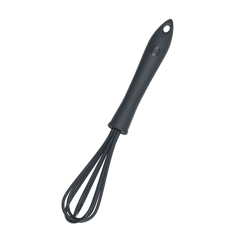 KOBL - 22933.10 - Schneebesen 19cm, KochBlume, Silikon, Edelstahl, Kunststoff, anthrazit