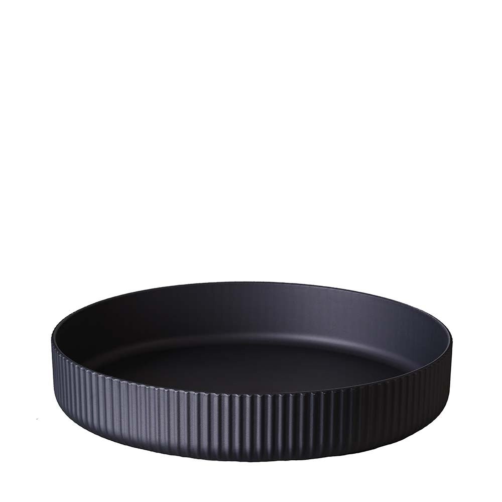 chi - BPDT203 - Servierplatte dunkel grau, 27x5cm