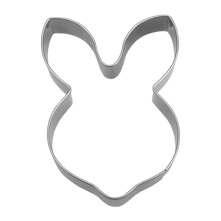 STA - 080059 - Städter, Ausstecher Hasengesicht auf Karte, Edelstahl 6,5cm