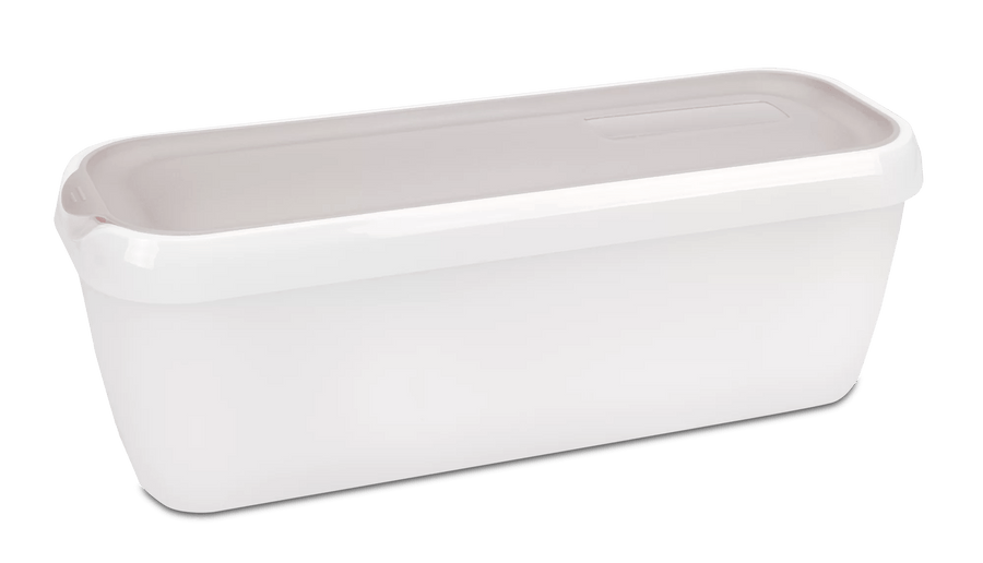 STA - 850019 - Städter, Eisbehälter grau "fresch & cool" für Speiseeis doppelwandig, 1300ml