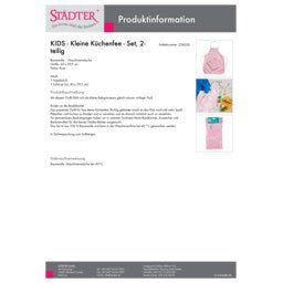 ST-256026 - Städter 'Kids Kleine Küchenfee , Set 2 - teilig'