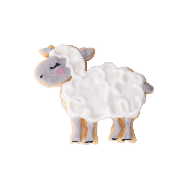 STA - 171818 - Städter, Präge - Ausstecher mit Auswerfer Schaf auf Karte, 6,5cm