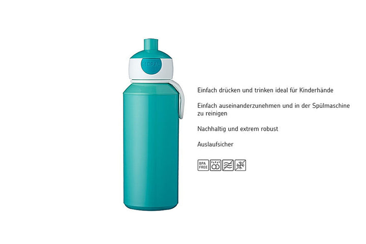 107410065244 - Trinkflasche Pop - up Campus, Mepal, 400 ml, Little Dutch Sailors Bay