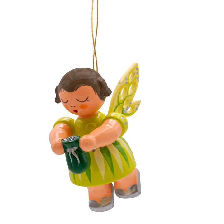 UHL - 199/939/43 - Uhlig Holzkunst - Fee Zirkonia Feenstaub mit Säckchen, Ornament 5,5cm - 2025