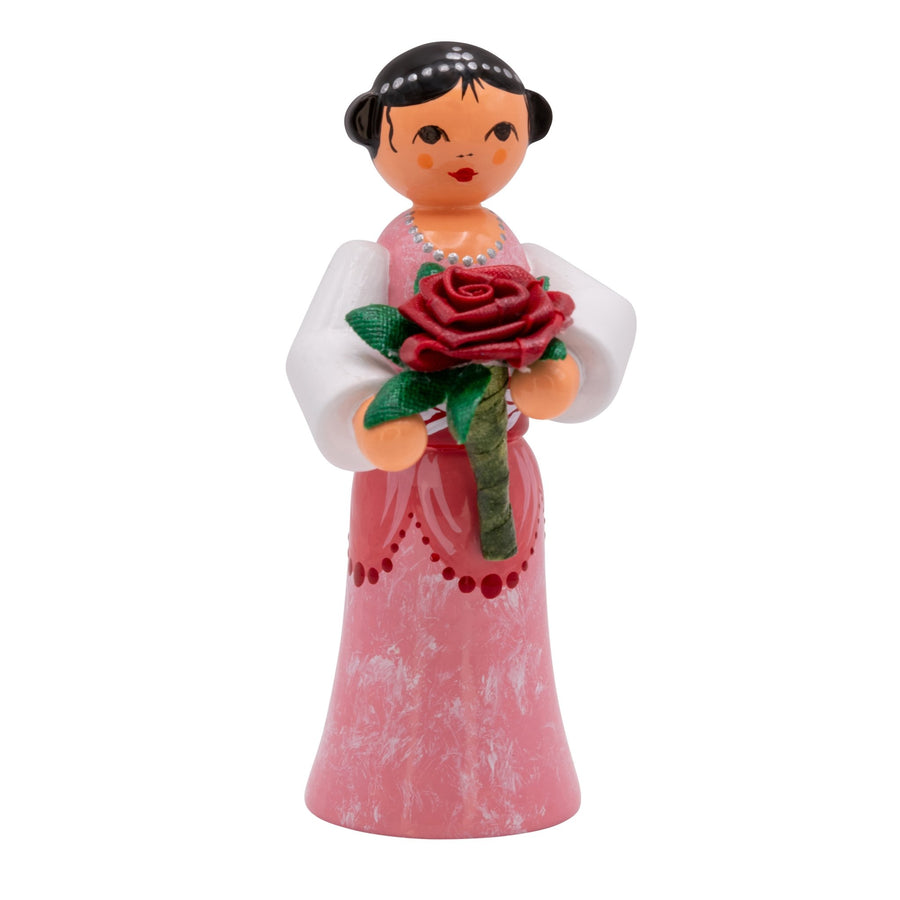 UHL - 232/139/06 - Uhlig Holzkunst - Prinzessin mit Rose "Dornröschen" 6,2cm - 2025