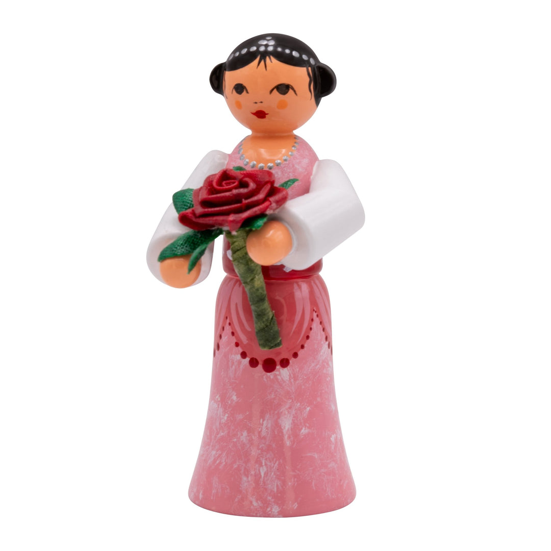 UHL - 232/139/06 - Uhlig Holzkunst - Prinzessin mit Rose "Dornröschen" 6,2cm - 2025