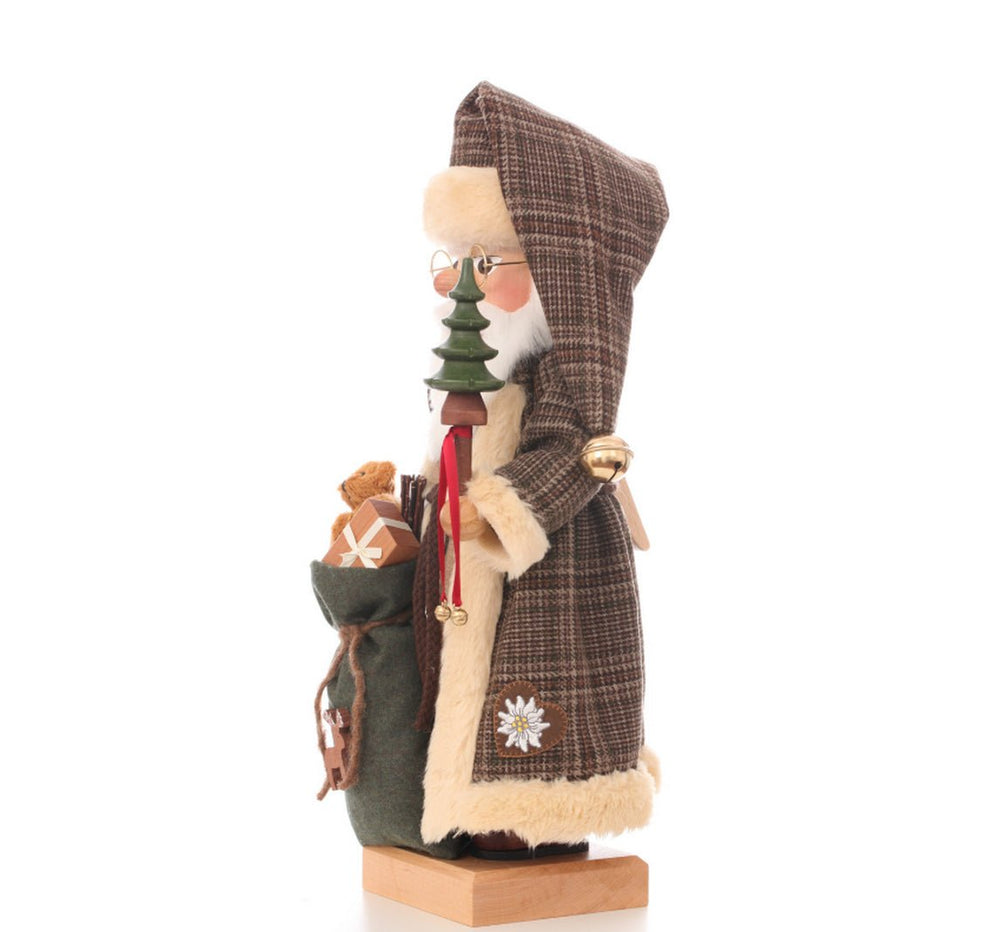 ULB - 000872 - Ulbricht Nussknacker 'Weihnachtsmann braun kariert - 49cm limitiert' 2023