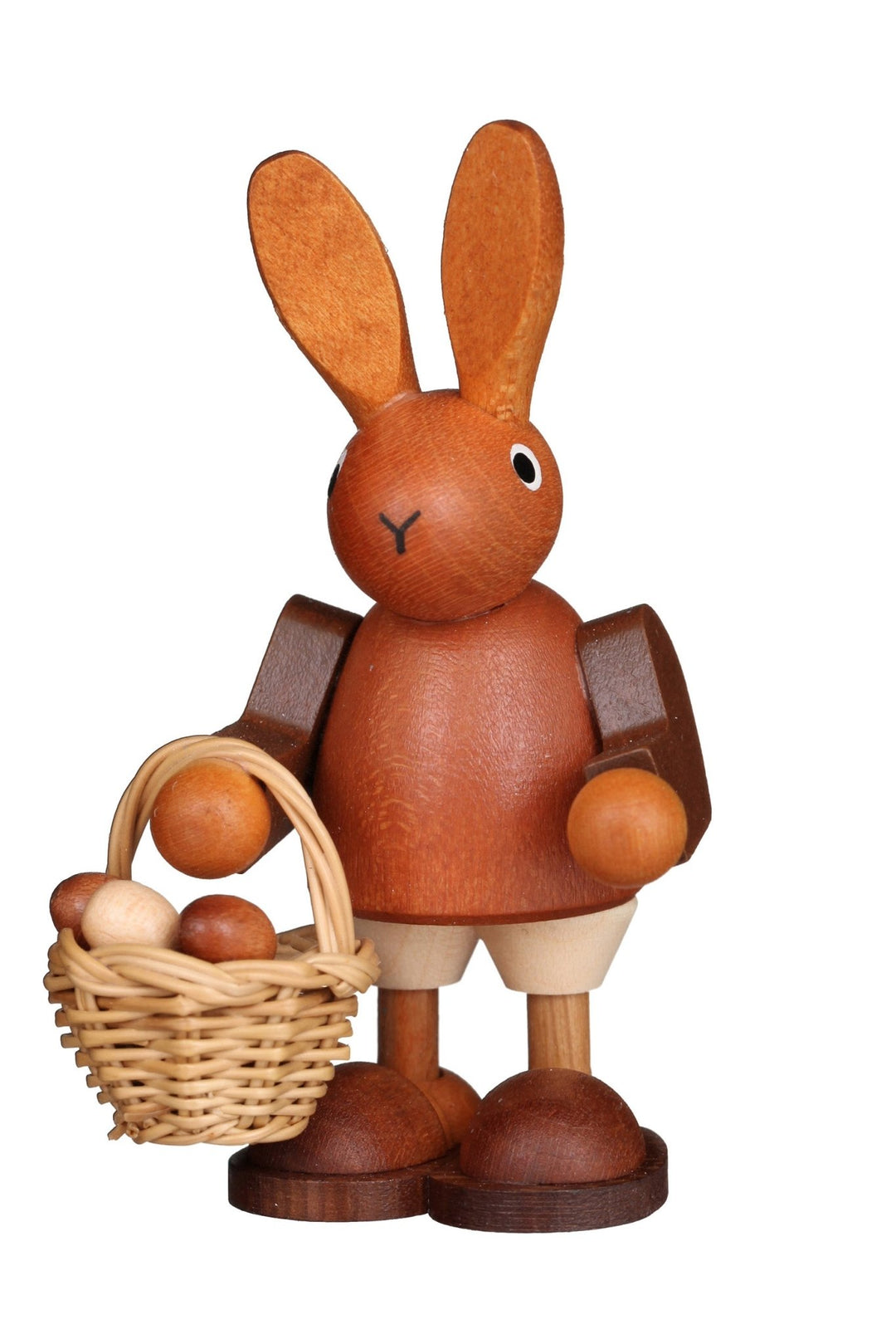 ULB - 37442 - Ulbricht Osterartikel 'Hase mit Eierkorb natur - 9cm' 2005