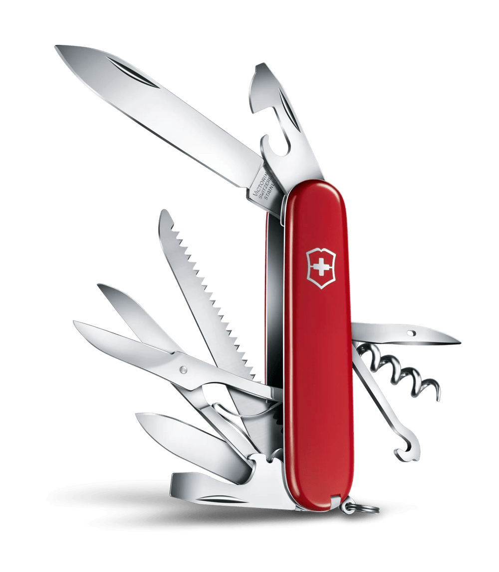 VX1.3713 - Victorinox Huntsman, 91 mm, Taschenmesser rot mit 15 Funktionen