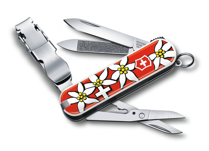 VX0.6463.840 - Victorinox kleines Taschenmesser Nail Clip 580 Edelweiss 6,5cm