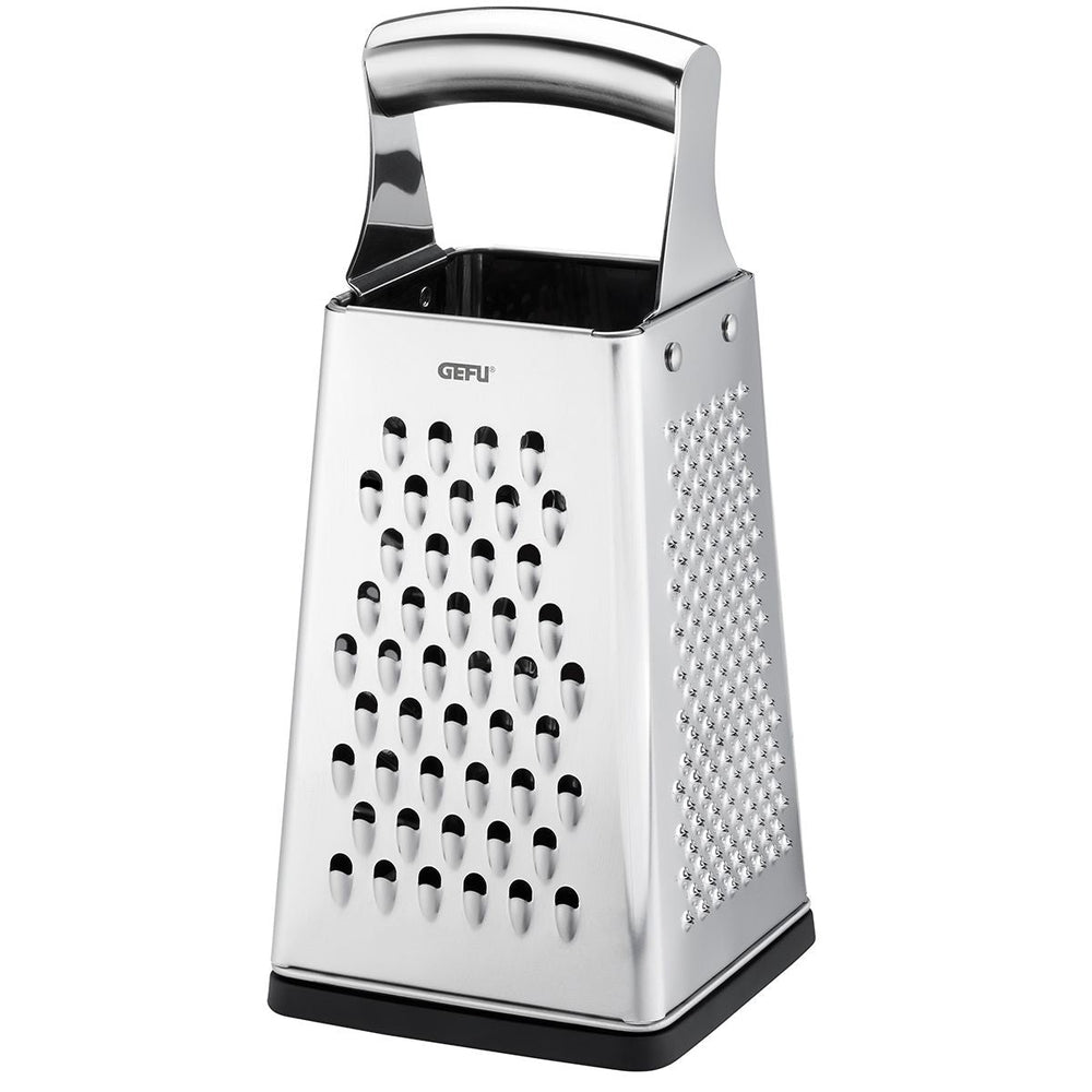 GEF - 89562 - Vierkantreibe GRATO, Gefu, 4 - in1 - Reibe aus Edelstahl