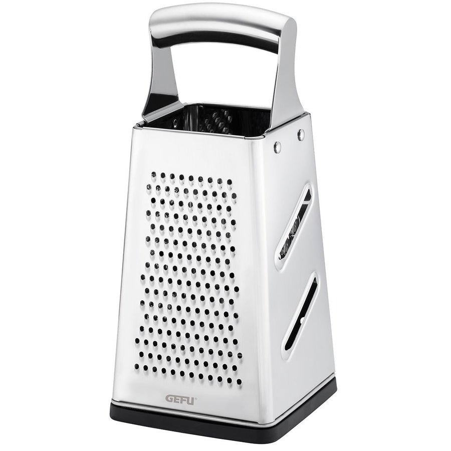 GEF - 89562 - Vierkantreibe GRATO, Gefu, 4 - in1 - Reibe aus Edelstahl