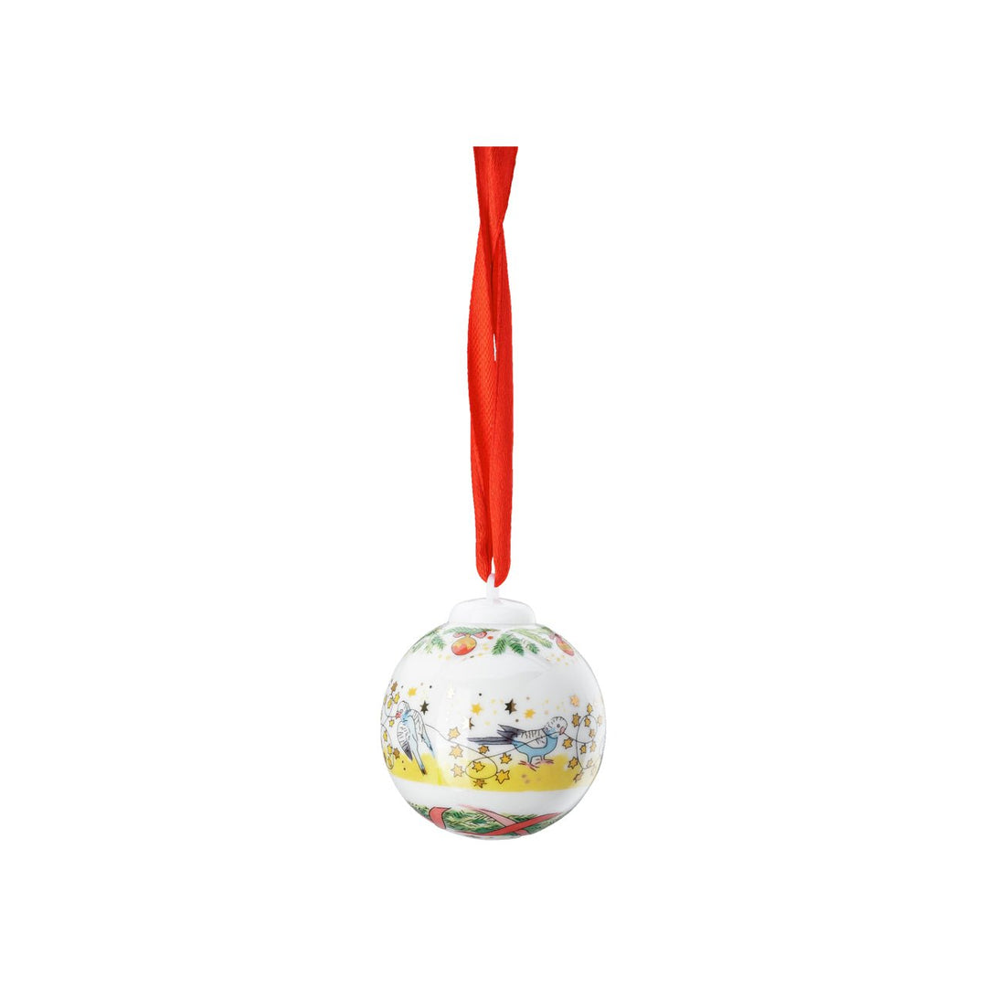 02252 - 727479 - 27939 - Vogel - Gruppe Porzellan - Minikugel, Hutschenreuther 2024