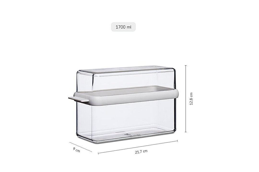 10 - 67190 - 30600 - Vorratsdose Stora Knäckebrot, Mepal, weiß, 1,6ltr.