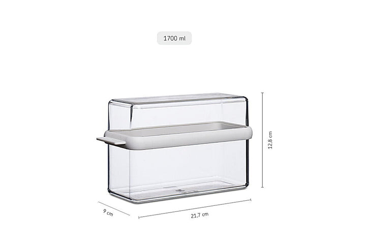 10 - 67190 - 30600 - Vorratsdose Stora Knäckebrot, Mepal, weiß, 1,6ltr.