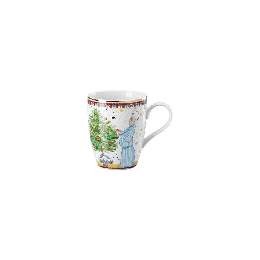 02476 - 727475 - 15505 - Weihnachtsleuchten II Becher mit Henkel, Hutschenreuther 2024