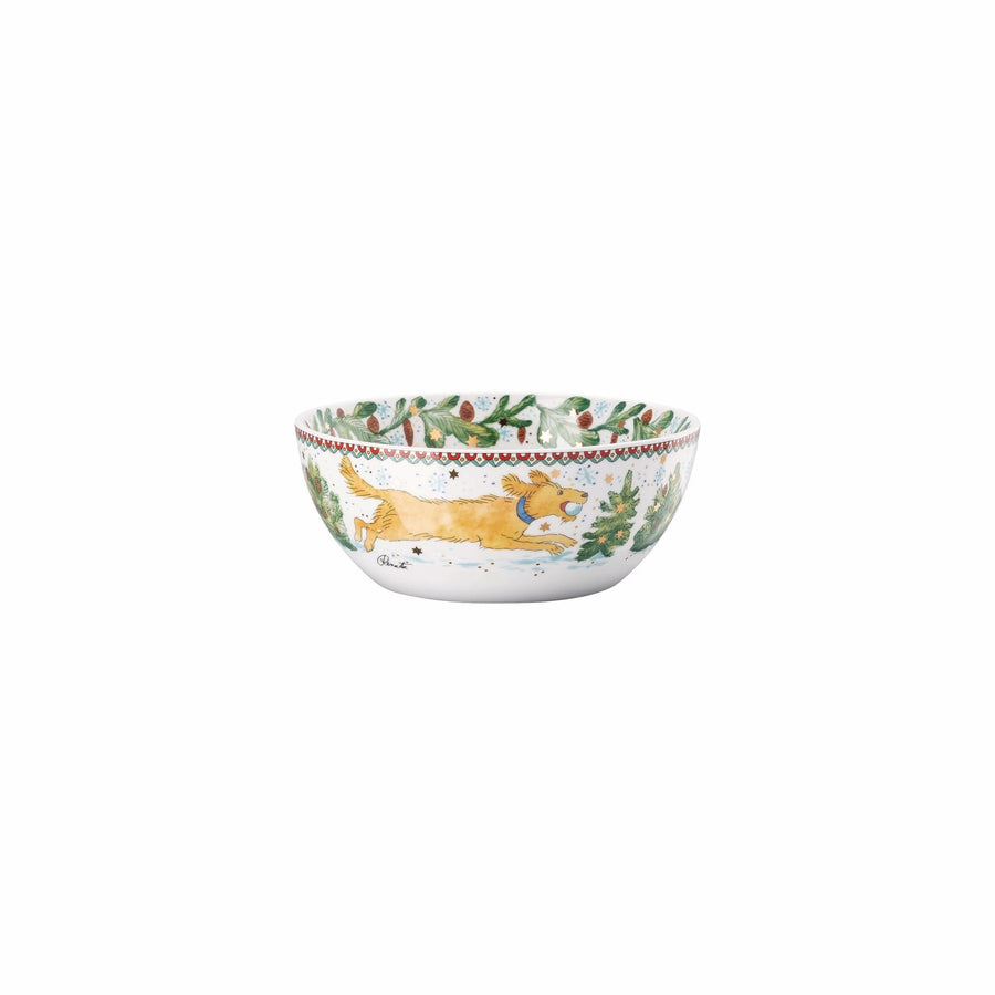 02476 - 727496 - 15455 - Weihnachtsspiele, Müslischale 15 cm, Hutschenreuther 2025