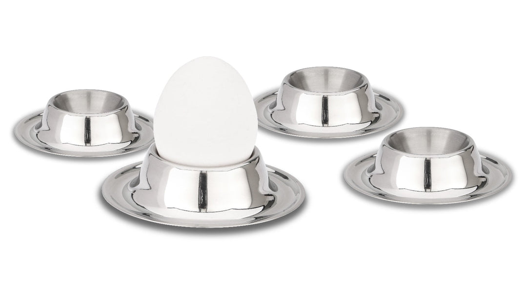 WEIS - 15104 - WEIS - Eierbecher Set aus Edelstahl - 4 Stück
