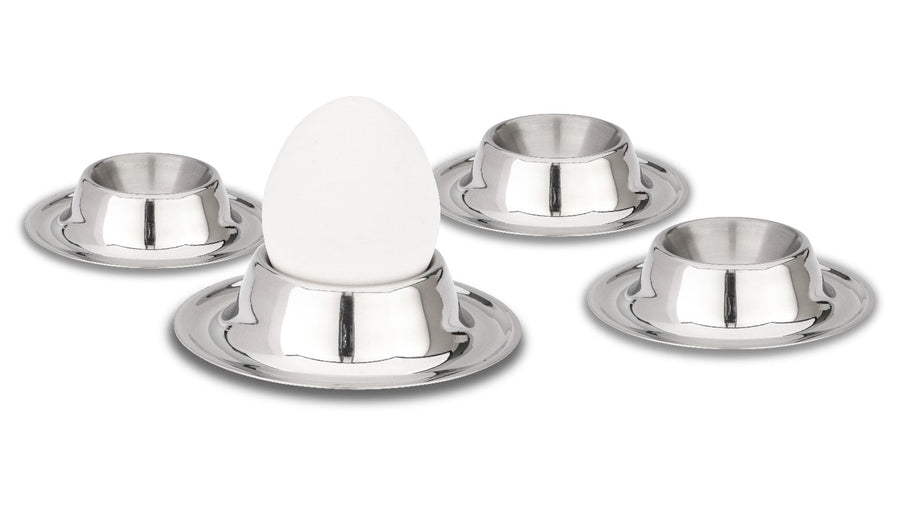 WEIS - 15104 - WEIS - Eierbecher Set aus Edelstahl - 4 Stück