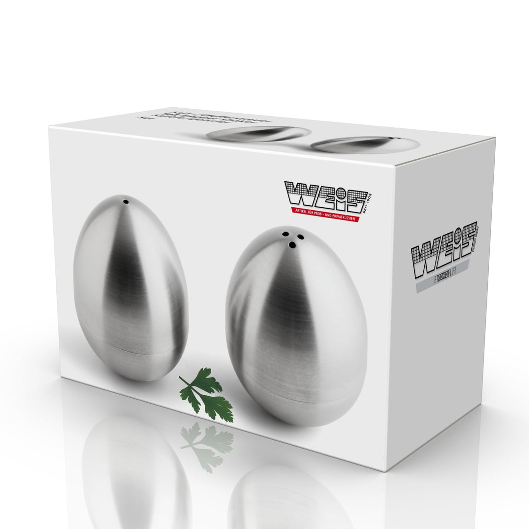 Weis - 11235 - WEIS - Salz - /Pfefferstreuer Set "Ei - Form"