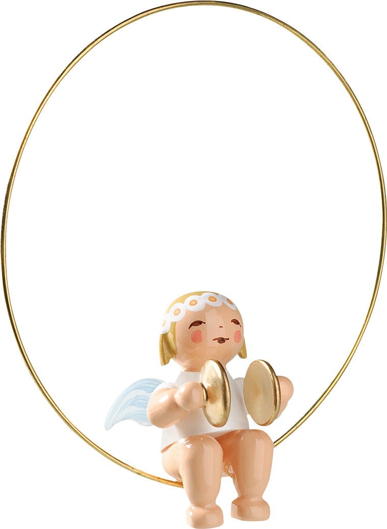 WUK - 6308/11 - Wendt & Kühn 'Christbaumengel im Ring, mit Becken'