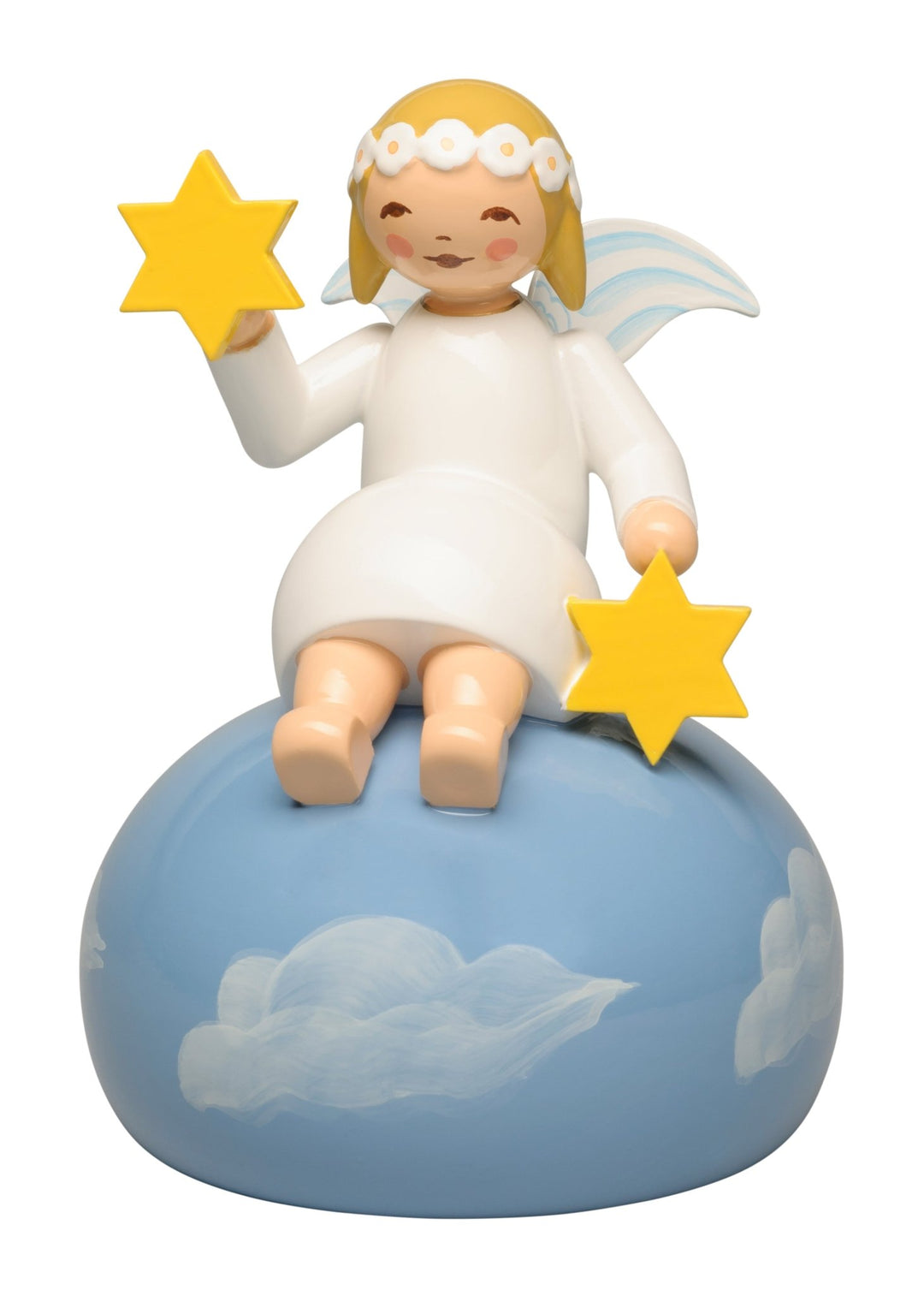 WUK - 634/11 - Wendt & Kühn 'Engel mit Margeritenkranz auf Wolken, sitzend - 9cm h' 2025