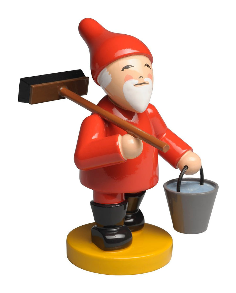 WUK - 5243/21 - Wendt & Kühn 'Heinzelmännchen mit Besen und Eimer'