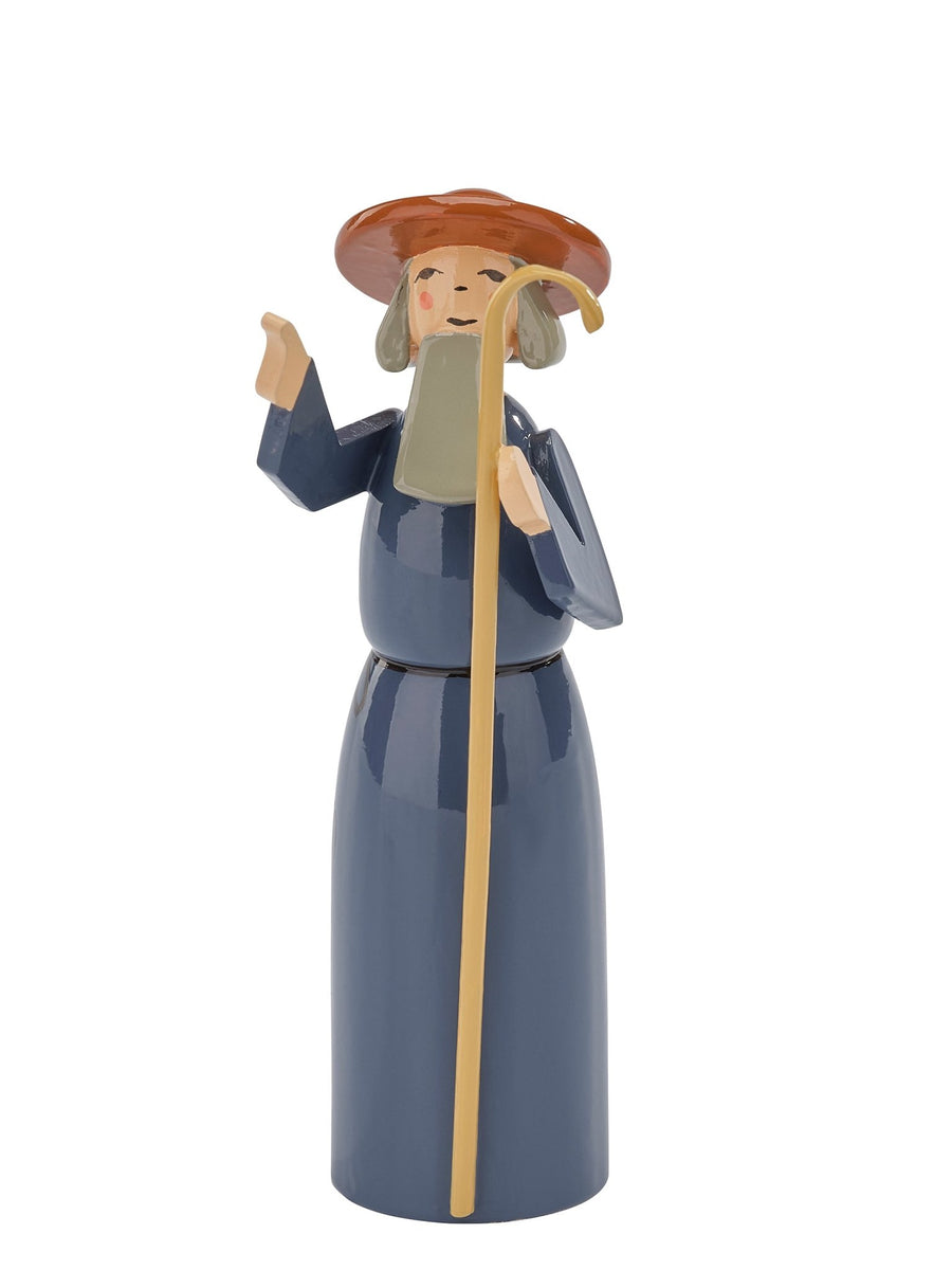 WUK - 5250/6k - Wendt & Kühn Krippenfigur 'Hirte, mit Hirtenstab - 8cm'